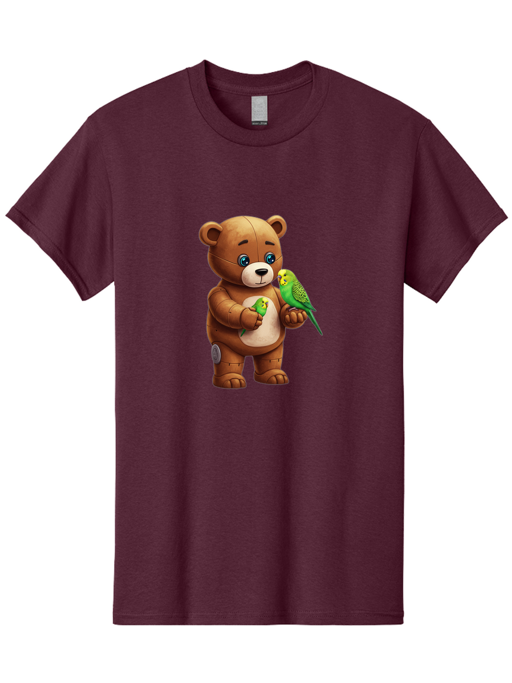 Teddy-With-Budgies Men'S Graphic Tee, 100% Cotton, Comfortable Casual Summer Wear, Machine Washable, Vintage Camera, Old Camera, Antique Camera, Black Camera, Classic Photography, Photography Equipment, Nostalgic Device, Film Camera, Bal481