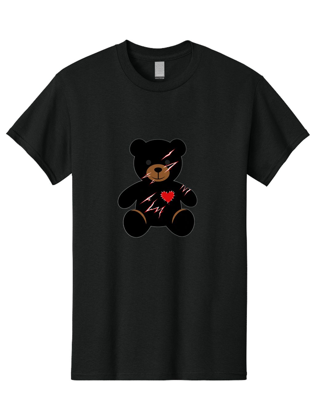 Teddy-With-Electrical-Stitches Men'S Graphic Tee, 100% Cotton, Comfortable Casual Summer Wear, Machine Washable, Vintage Camera, Old Camera, Antique Camera, Black Camera, Classic Photography, Photography Equipment, Nostalgic Device, Bal482