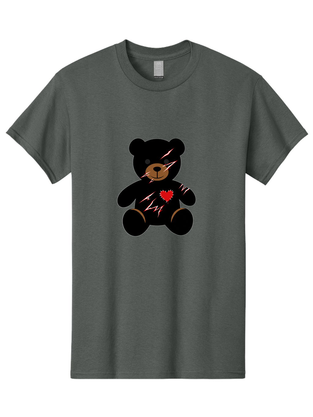 Teddy-With-Electrical-Stitches Men'S Graphic Tee, 100% Cotton, Comfortable Casual Summer Wear, Machine Washable, Vintage Camera, Old Camera, Antique Camera, Black Camera, Classic Photography, Photography Equipment, Nostalgic Device, Bal482