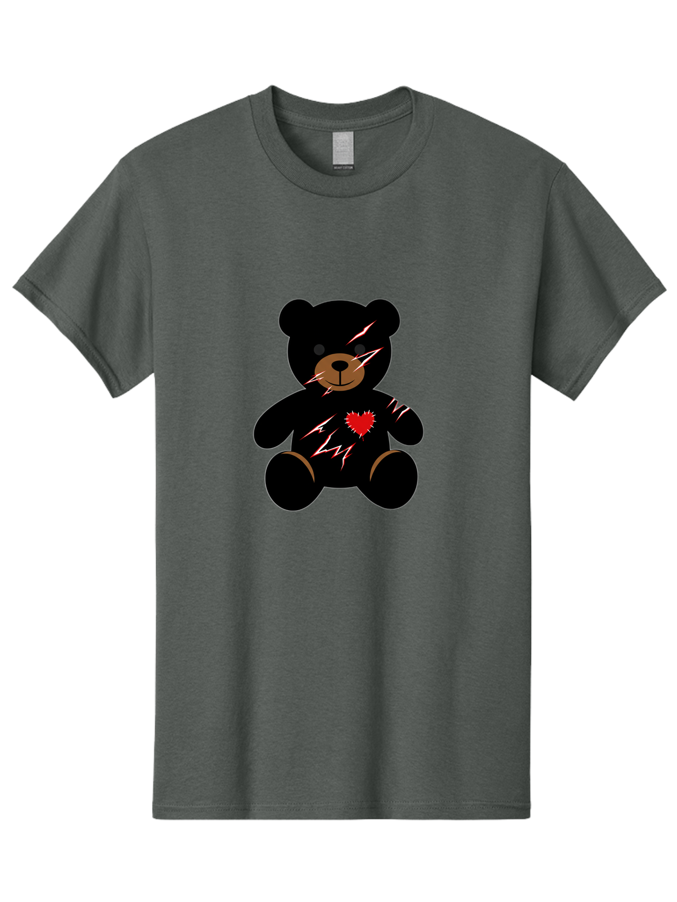 Teddy-With-Electrical-Stitches Men'S Graphic Tee, 100% Cotton, Comfortable Casual Summer Wear, Machine Washable, Vintage Camera, Old Camera, Antique Camera, Black Camera, Classic Photography, Photography Equipment, Nostalgic Device, Bal482