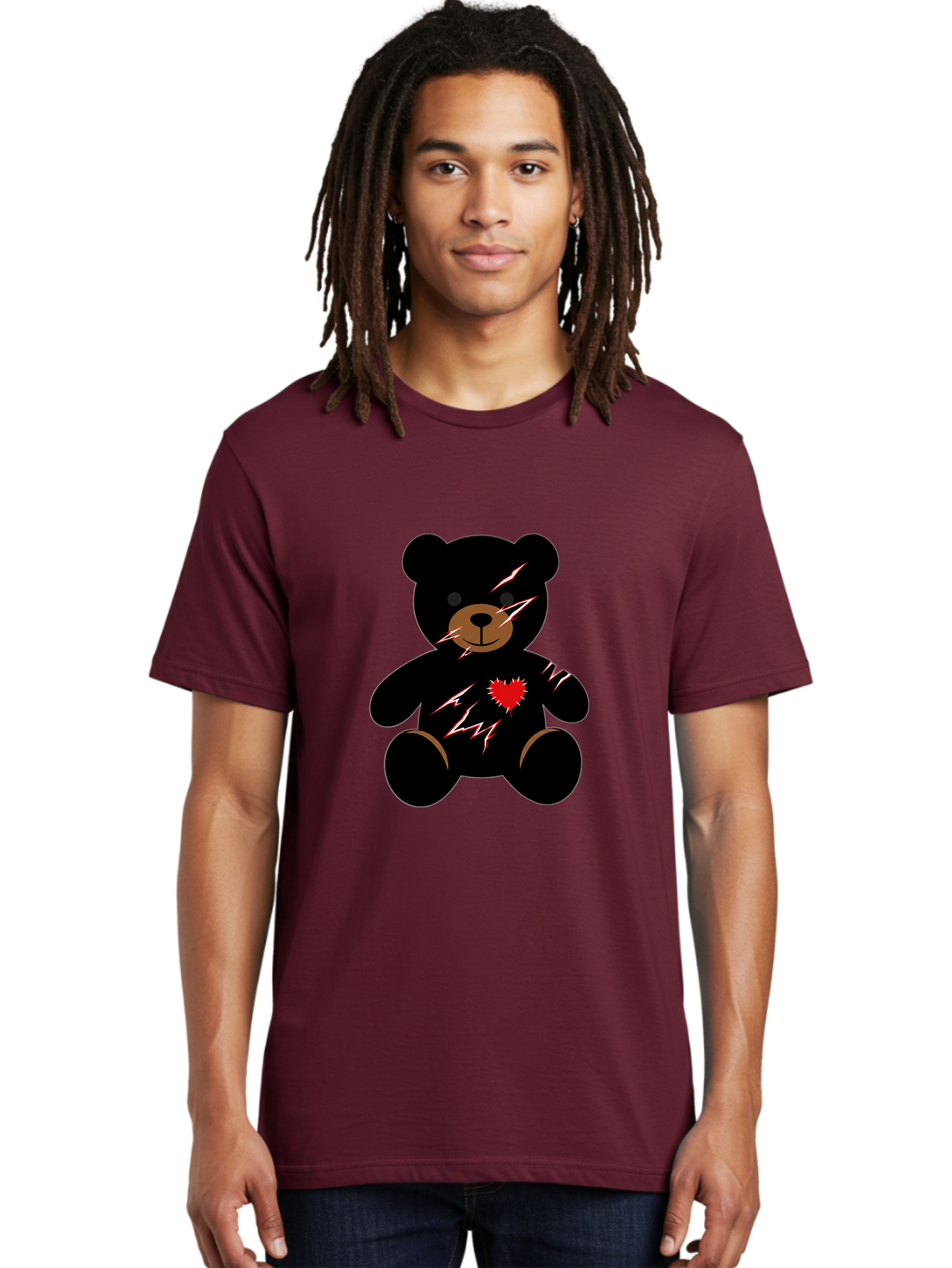 Teddy-With-Electrical-Stitches Men'S Graphic Tee, 100% Cotton, Comfortable Casual Summer Wear, Machine Washable, Vintage Camera, Old Camera, Antique Camera, Black Camera, Classic Photography, Photography Equipment, Nostalgic Device, Bal482