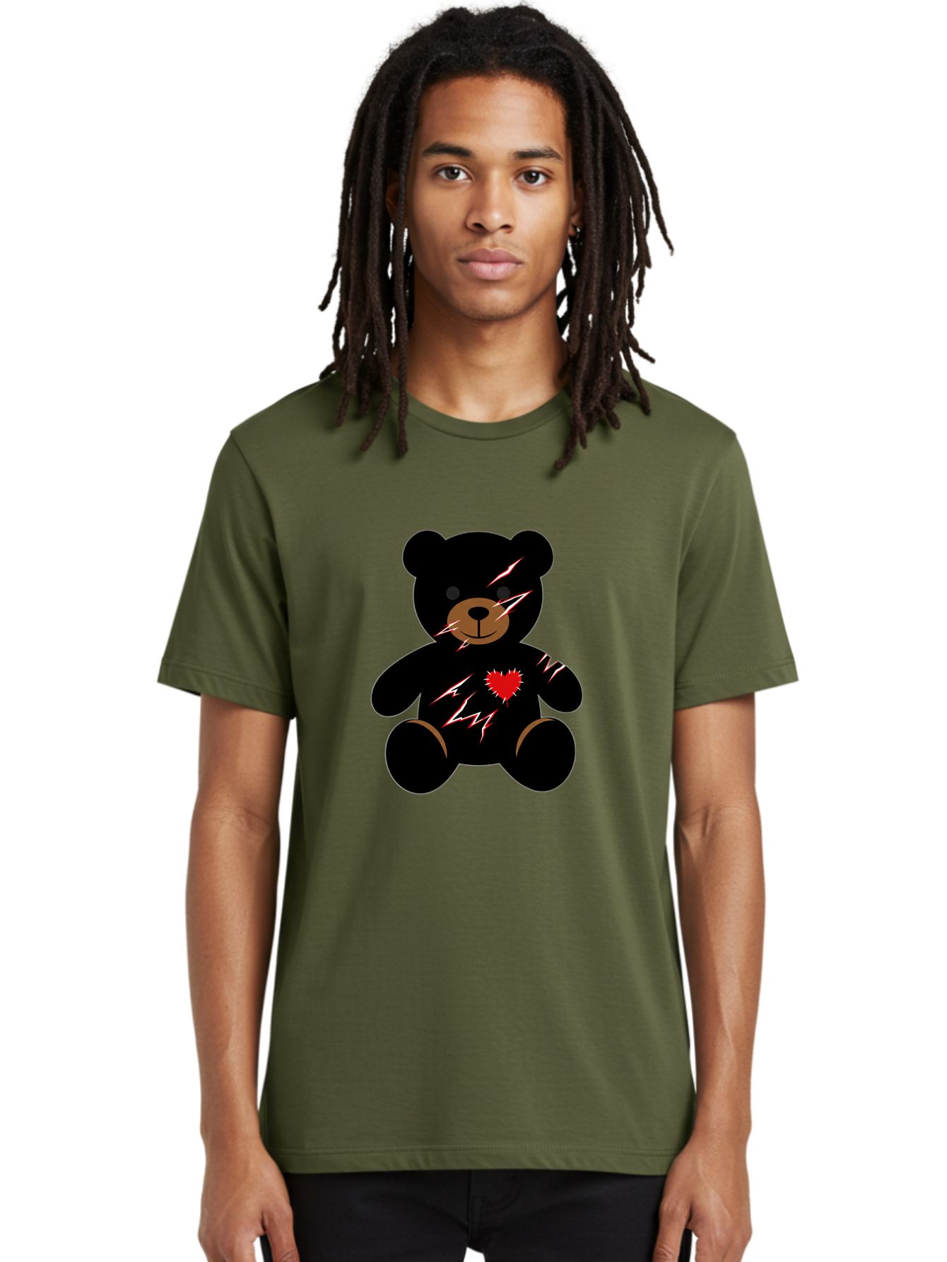Teddy-With-Electrical-Stitches Men'S Graphic Tee, 100% Cotton, Comfortable Casual Summer Wear, Machine Washable, Vintage Camera, Old Camera, Antique Camera, Black Camera, Classic Photography, Photography Equipment, Nostalgic Device, Bal482