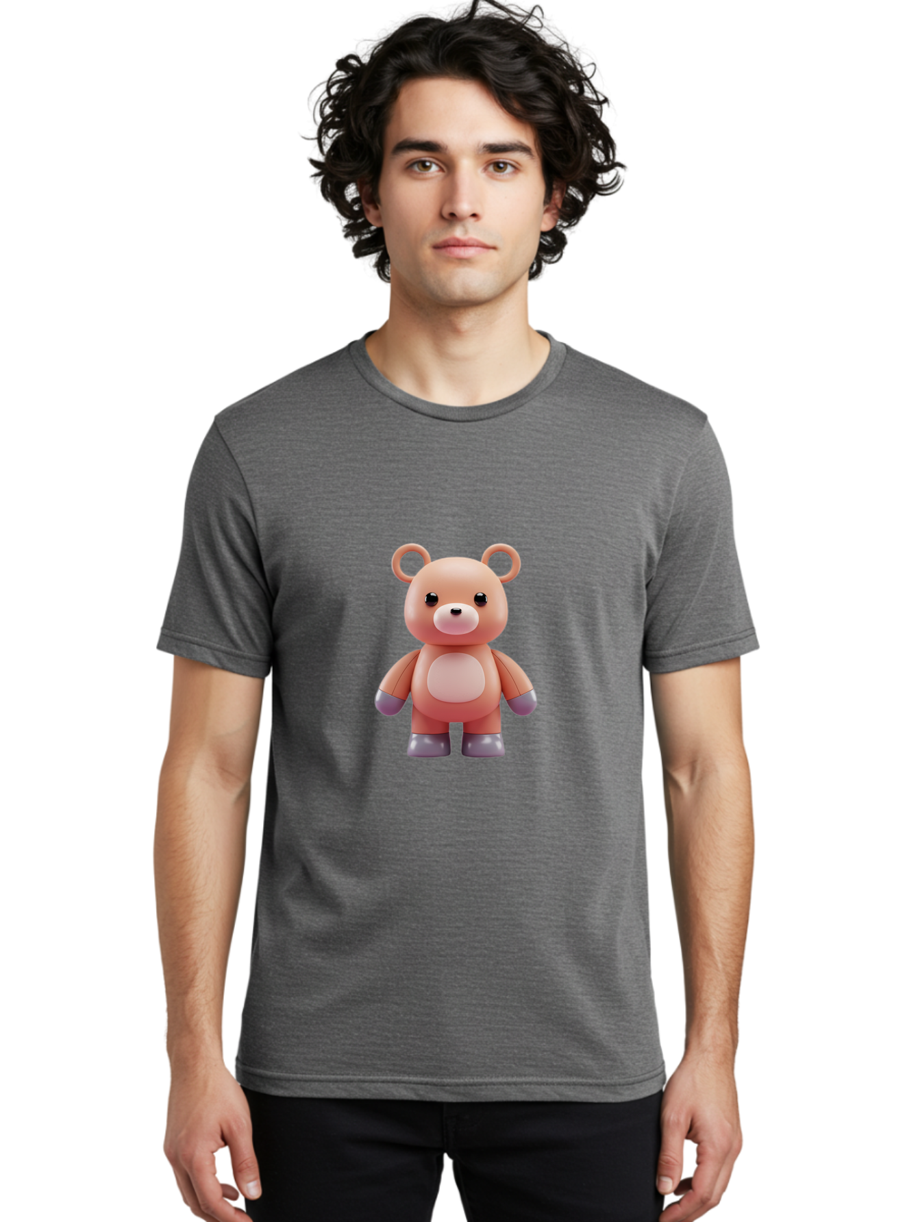 Teddy Men'S Graphic Tee, 100% Cotton, Comfortable Casual Summer Wear, Machine Washable, Vintage Camera, Old Camera, Antique Camera, Black Camera, Classic Photography, Photography Equipment, Nostalgic Device, Film Camera, Camera Art Bal483