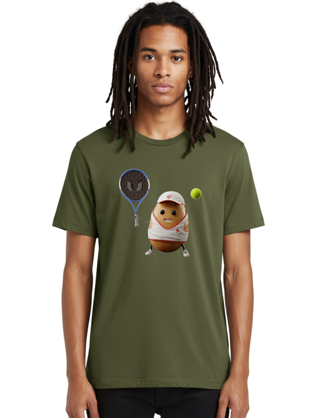 Tennis-Potato Men'S Graphic Tee, 100% Cotton, Comfortable Casual Summer Wear, Machine Washable, Vintage Camera, Old Camera, Antique Camera, Black Camera, Classic Photography, Photography Equipment, Nostalgic Device, Film Camera, Camera Art Bal484