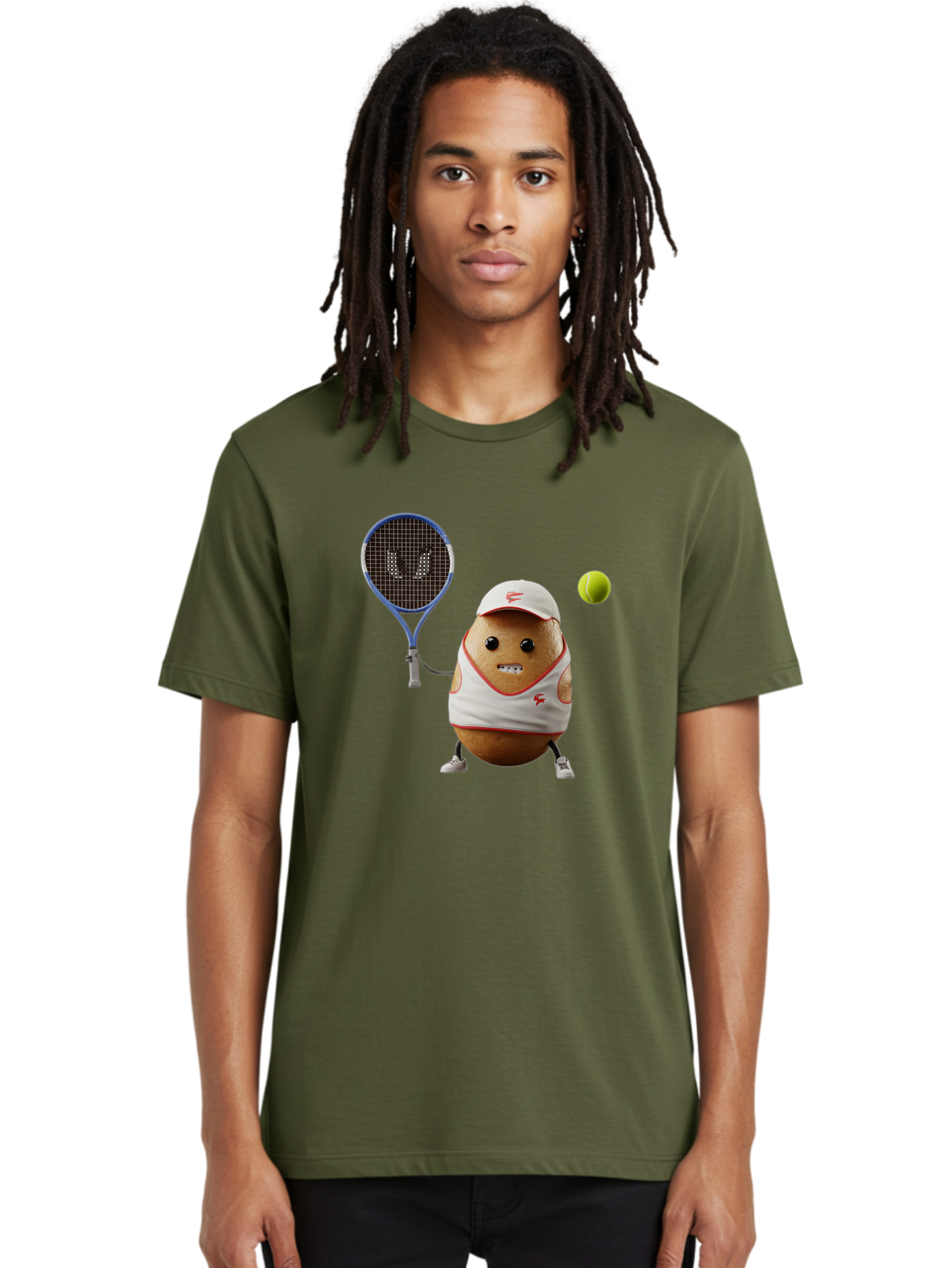 Tennis-Potato Men'S Graphic Tee, 100% Cotton, Comfortable Casual Summer Wear, Machine Washable, Vintage Camera, Old Camera, Antique Camera, Black Camera, Classic Photography, Photography Equipment, Nostalgic Device, Film Camera, Camera Art Bal484