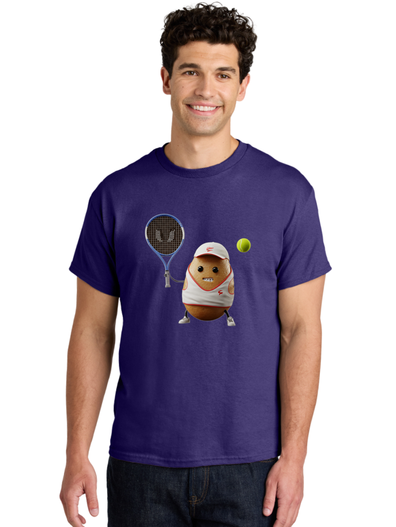 Tennis-Potato Men'S Graphic Tee, 100% Cotton, Comfortable Casual Summer Wear, Machine Washable, Vintage Camera, Old Camera, Antique Camera, Black Camera, Classic Photography, Photography Equipment, Nostalgic Device, Film Camera, Camera Art Bal484