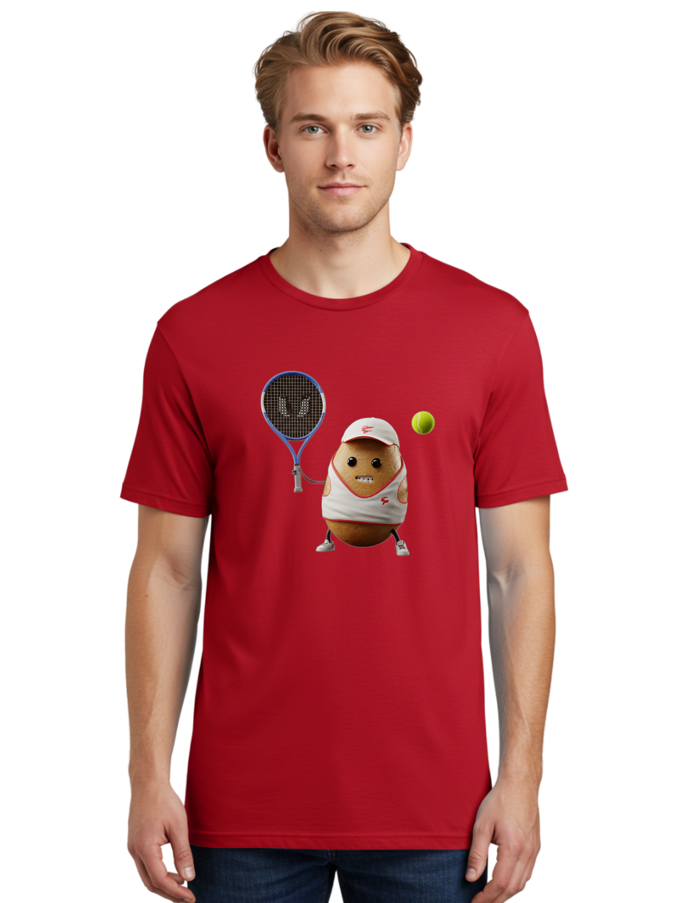 Tennis-Potato Men'S Graphic Tee, 100% Cotton, Comfortable Casual Summer Wear, Machine Washable, Vintage Camera, Old Camera, Antique Camera, Black Camera, Classic Photography, Photography Equipment, Nostalgic Device, Film Camera, Camera Art Bal484