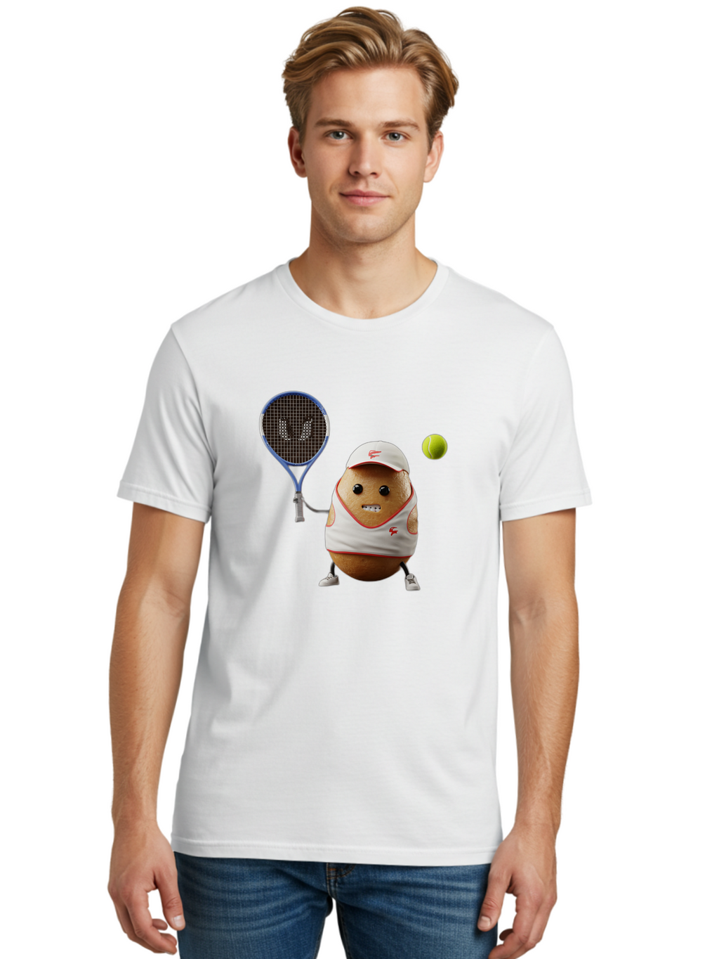 Tennis-Potato Men'S Graphic Tee, 100% Cotton, Comfortable Casual Summer Wear, Machine Washable, Vintage Camera, Old Camera, Antique Camera, Black Camera, Classic Photography, Photography Equipment, Nostalgic Device, Film Camera, Camera Art Bal484