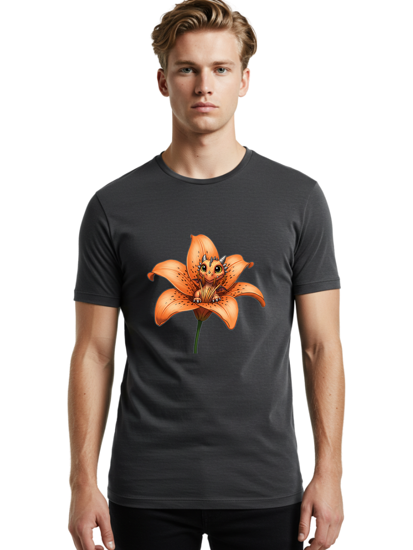 Tiger-Lily-Dragon Men'S Graphic Tee, 100% Cotton, Comfortable Casual Summer Wear, Machine Washable, Vintage Camera, Old Camera, Antique Camera, Black Camera, Classic Photography, Photography Equipment, Nostalgic Device, Film Camera, Camera Art Bal490