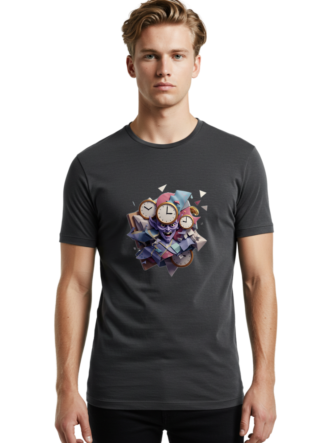 Time-Management-Monster Men'S Graphic Tee, 100% Cotton, Comfortable Casual Summer Wear, Machine Washable, Vintage Camera, Old Camera, Antique Camera, Black Camera, Classic Photography, Photography Equipment, Nostalgic Device, Film Camera, Bal491