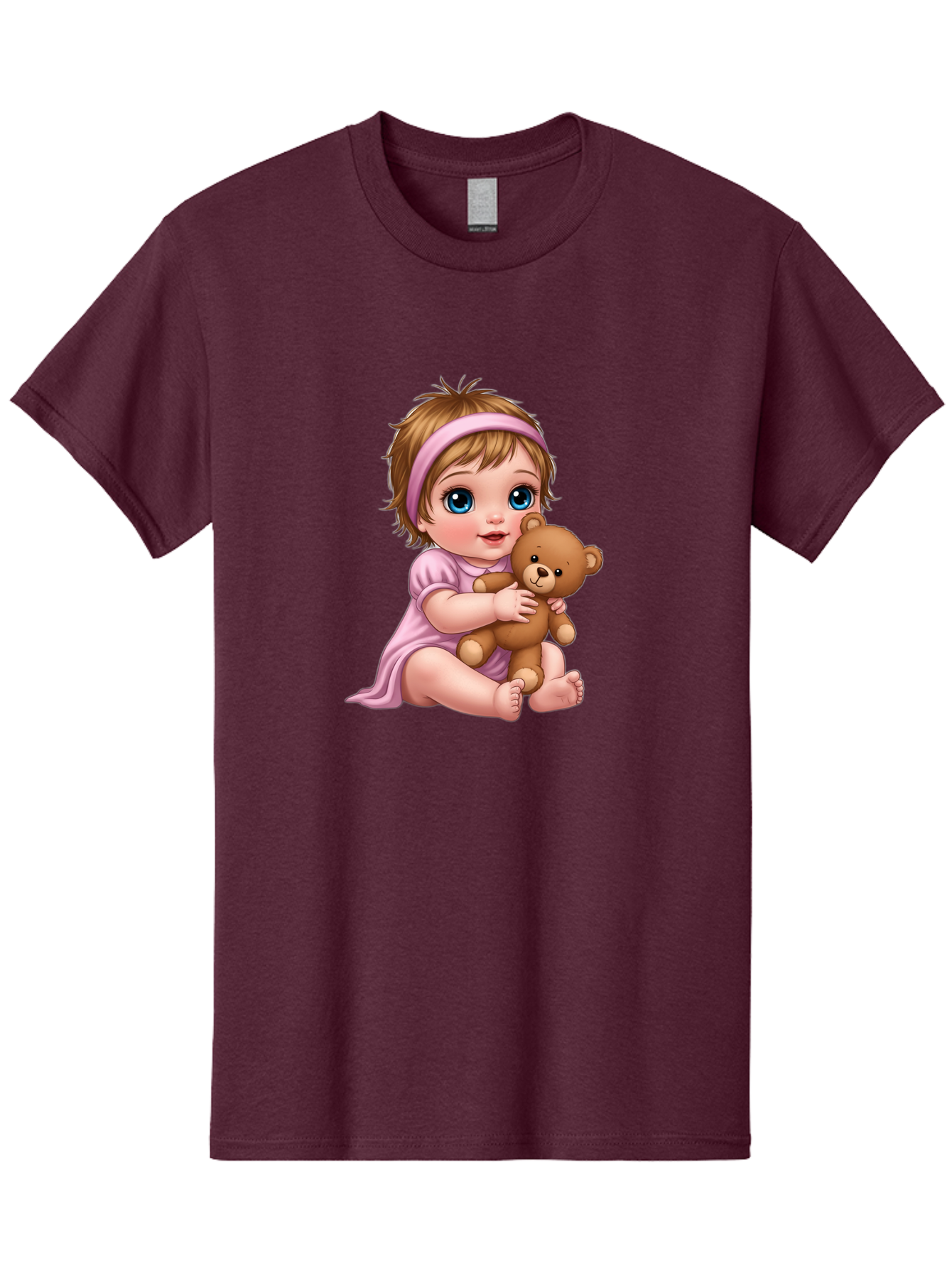 Toddler-Hugging-Teddy-Bear Men'S Graphic Tee, 100% Cotton, Comfortable Casual Summer Wear, Machine Washable, Vintage Camera, Old Camera, Antique Camera, Black Camera, Classic Photography, Photography Equipment, Nostalgic Device, Film Camera, Bal495