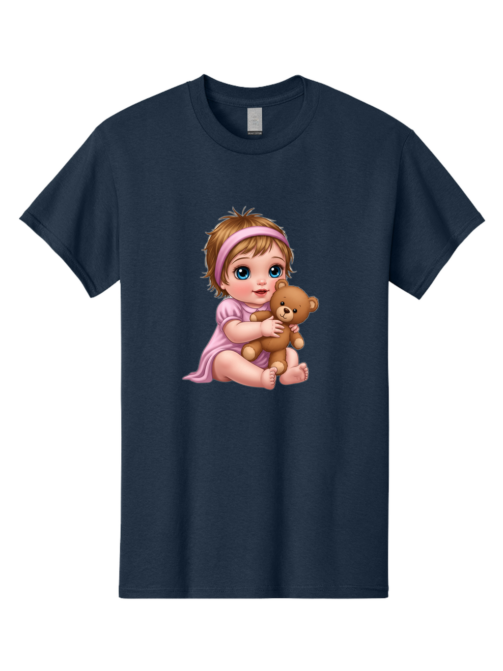 Toddler-Hugging-Teddy-Bear Men'S Graphic Tee, 100% Cotton, Comfortable Casual Summer Wear, Machine Washable, Vintage Camera, Old Camera, Antique Camera, Black Camera, Classic Photography, Photography Equipment, Nostalgic Device, Film Camera, Bal495