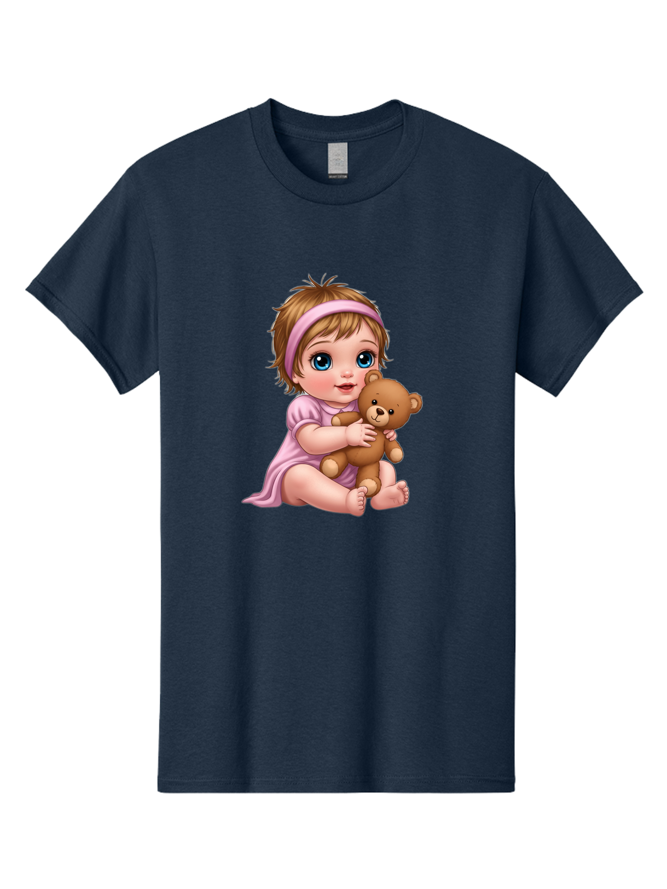 Toddler-Hugging-Teddy-Bear Men'S Graphic Tee, 100% Cotton, Comfortable Casual Summer Wear, Machine Washable, Vintage Camera, Old Camera, Antique Camera, Black Camera, Classic Photography, Photography Equipment, Nostalgic Device, Film Camera, Bal495