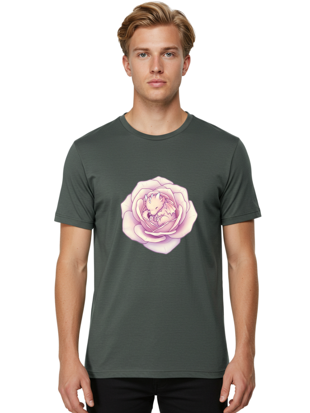 Togepi-In-A-Rose Men'S Graphic Tee, 100% Cotton, Comfortable Casual Summer Wear, Machine Washable, Vintage Camera, Old Camera, Antique Camera, Black Camera, Classic Photography, Photography Equipment, Nostalgic Device, Film Camera, Camera Art Bal496