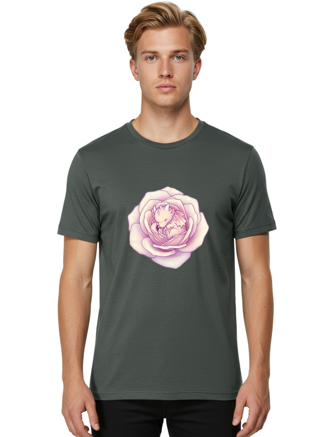Togepi-In-A-Rose Men'S Graphic Tee, 100% Cotton, Comfortable Casual Summer Wear, Machine Washable, Vintage Camera, Old Camera, Antique Camera, Black Camera, Classic Photography, Photography Equipment, Nostalgic Device, Film Camera, Camera Art Bal496