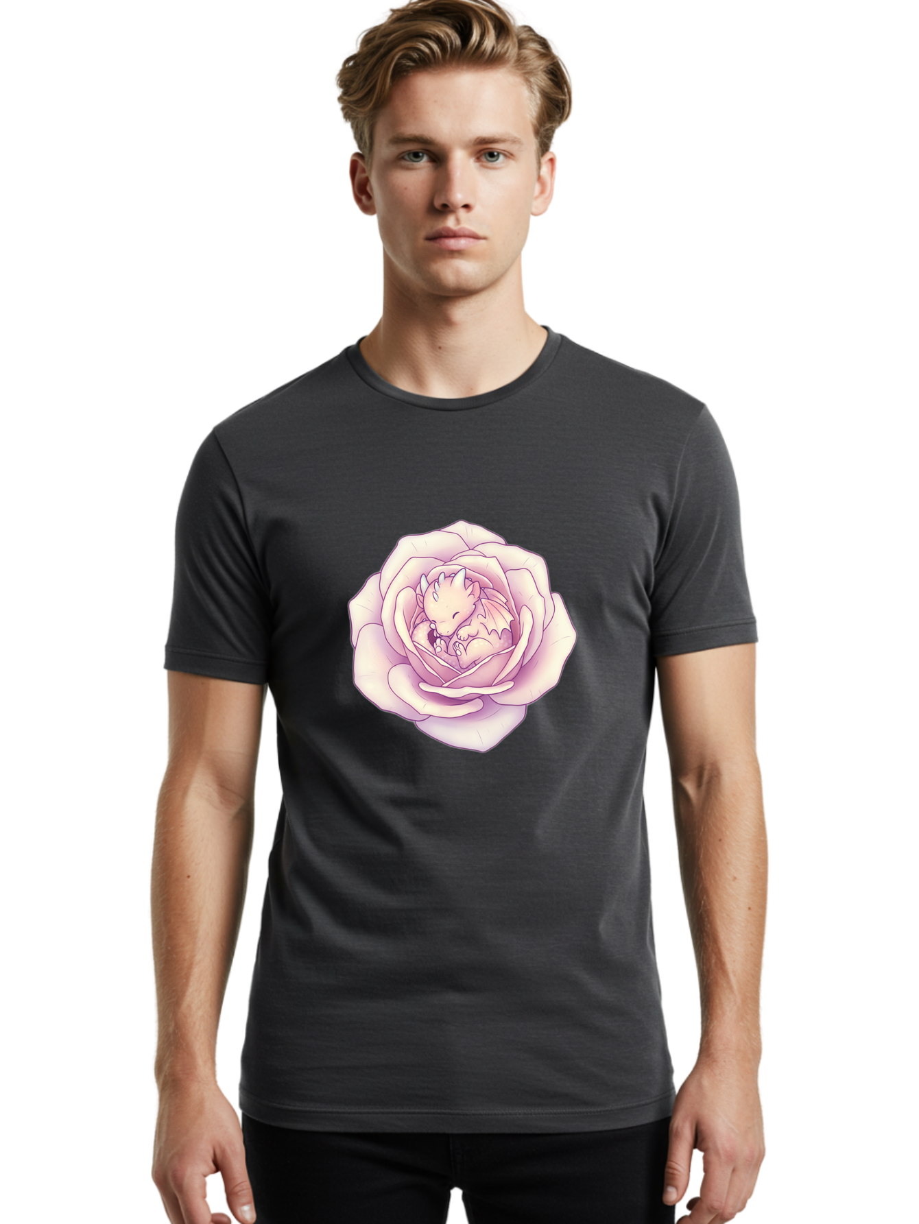 Togepi-In-A-Rose Men'S Graphic Tee, 100% Cotton, Comfortable Casual Summer Wear, Machine Washable, Vintage Camera, Old Camera, Antique Camera, Black Camera, Classic Photography, Photography Equipment, Nostalgic Device, Film Camera, Camera Art Bal496