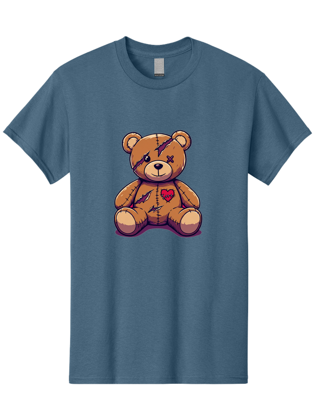 Torn-Teddy-Bear Men'S Graphic Tee, 100% Cotton, Comfortable Casual Summer Wear, Machine Washable, Vintage Camera, Old Camera, Antique Camera, Black Camera, Classic Photography, Photography Equipment, Nostalgic Device, Film Camera, Camera Art Bal497