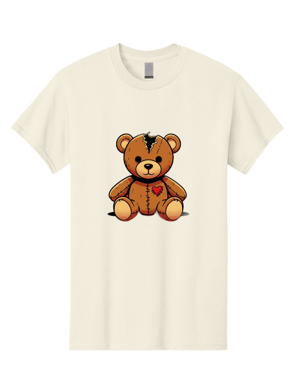 Torn-Teddy Men'S Graphic Tee, 100% Cotton, Comfortable Casual Summer Wear, Machine Washable, Vintage Camera, Old Camera, Antique Camera, Black Camera, Classic Photography, Photography Equipment, Nostalgic Device, Film Camera, Camera Art Bal498