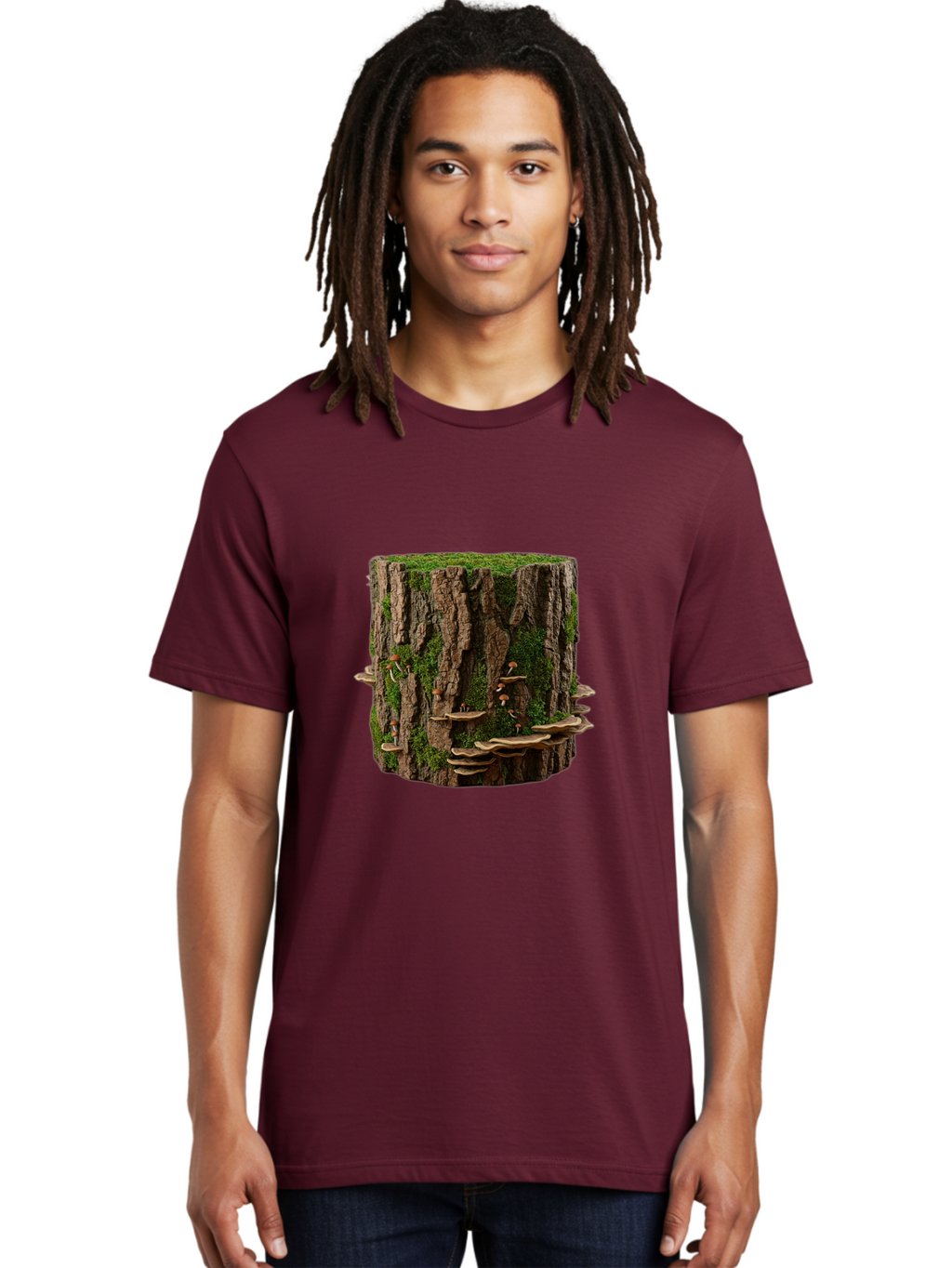 Tree-Stump-1 Men'S Graphic Tee, 100% Cotton, Comfortable Casual Summer Wear, Machine Washable, Vintage Camera, Old Camera, Antique Camera, Black Camera, Classic Photography, Photography Equipment, Nostalgic Device, Film Camera, Camera Art Bal500