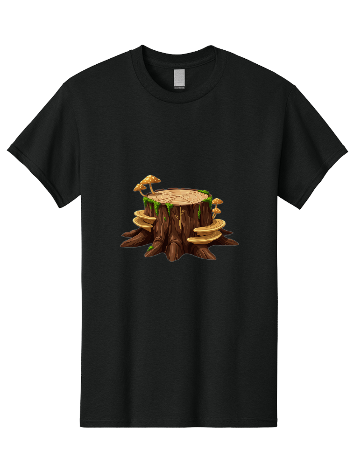 Tree-Stump-2 Men'S Graphic Tee, 100% Cotton, Comfortable Casual Summer Wear, Machine Washable, Vintage Camera, Old Camera, Antique Camera, Black Camera, Classic Photography, Photography Equipment, Nostalgic Device, Film Camera, Camera Art Bal501