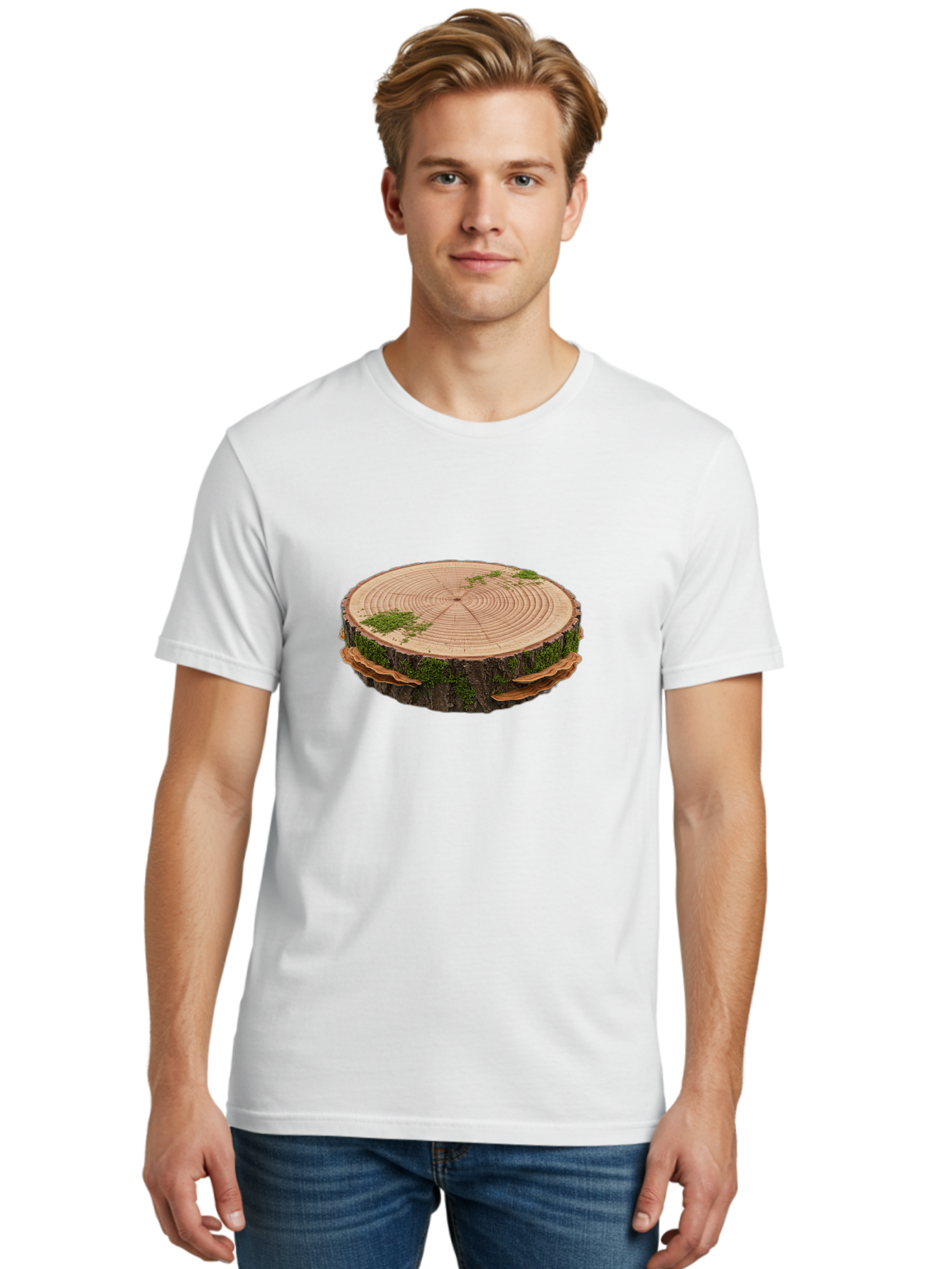 Tree-Stump-3 Men'S Graphic Tee, 100% Cotton, Comfortable Casual Summer Wear, Machine Washable, Vintage Camera, Old Camera, Antique Camera, Black Camera, Classic Photography, Photography Equipment, Nostalgic Device, Film Camera, Camera Art Bal502