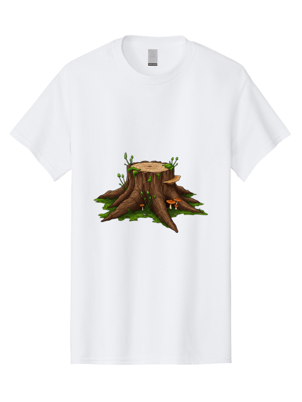 Tree-Stump-Mushrooms Men'S Graphic Tee, 100% Cotton, Comfortable Casual Summer Wear, Machine Washable, Vintage Camera, Old Camera, Antique Camera, Black Camera, Classic Photography, Photography Equipment, Nostalgic Device, Film Camera, Bal503