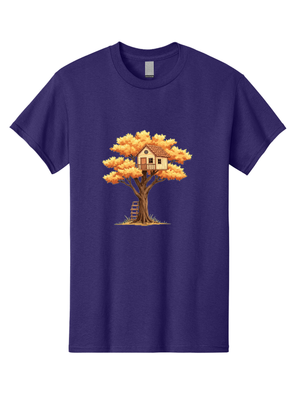 Treehouse-1 Men'S Graphic Tee, 100% Cotton, Comfortable Casual Summer Wear, Machine Washable, Vintage Camera, Old Camera, Antique Camera, Black Camera, Classic Photography, Photography Equipment, Nostalgic Device, Film Camera, Camera Art Bal511