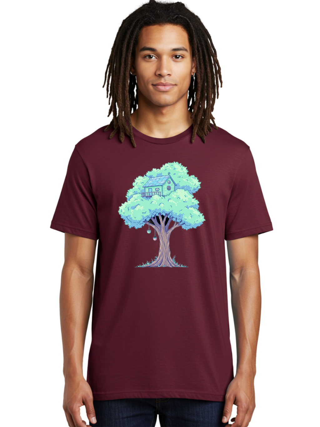 Treehouse Men'S Graphic Tee, 100% Cotton, Comfortable Casual Summer Wear, Machine Washable, Vintage Camera, Old Camera, Antique Camera, Black Camera, Classic Photography, Photography Equipment, Nostalgic Device, Film Camera, Camera Art Bal513