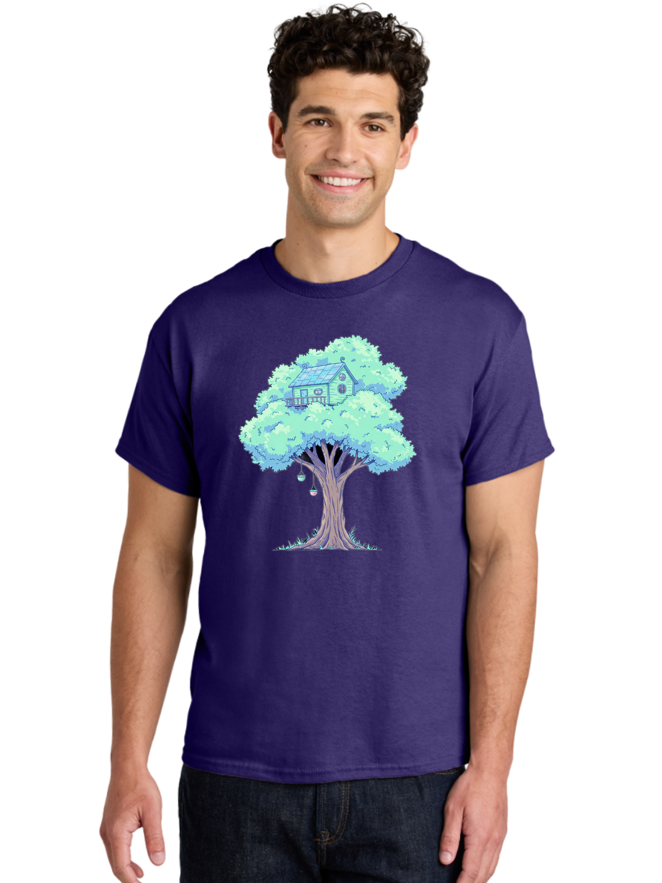 Treehouse Men'S Graphic Tee, 100% Cotton, Comfortable Casual Summer Wear, Machine Washable, Vintage Camera, Old Camera, Antique Camera, Black Camera, Classic Photography, Photography Equipment, Nostalgic Device, Film Camera, Camera Art Bal513