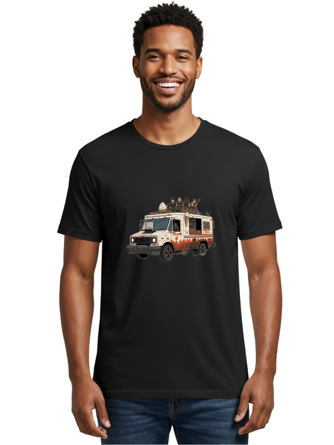 Truck Men'S Graphic Tee, 100% Cotton, Comfortable Casual Summer Wear, Machine Washable, Vintage Camera, Old Camera, Antique Camera, Black Camera, Classic Photography, Photography Equipment, Nostalgic Device, Film Camera, Camera Art Bal515