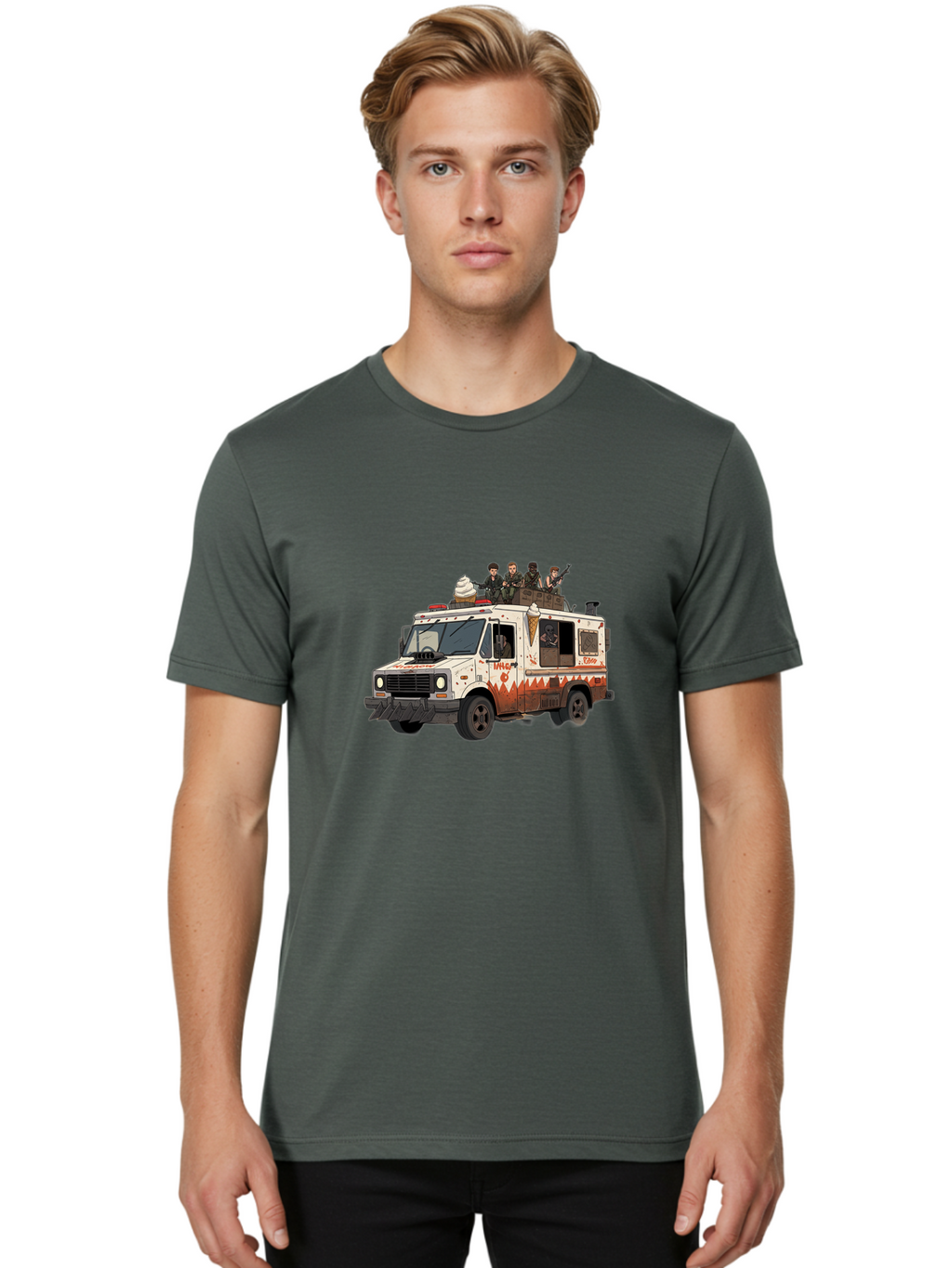 Truck Men'S Graphic Tee, 100% Cotton, Comfortable Casual Summer Wear, Machine Washable, Vintage Camera, Old Camera, Antique Camera, Black Camera, Classic Photography, Photography Equipment, Nostalgic Device, Film Camera, Camera Art Bal515