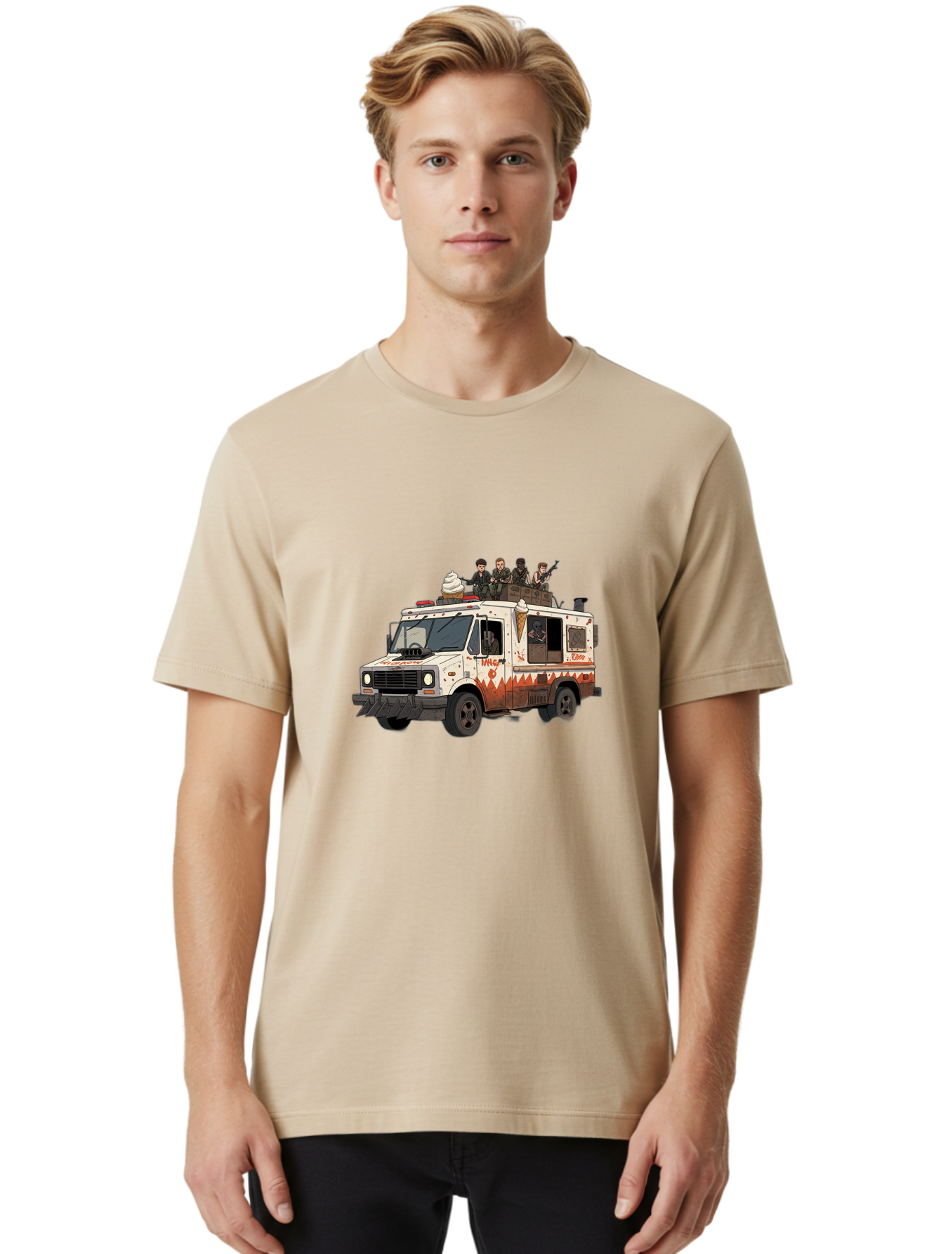 Truck Men'S Graphic Tee, 100% Cotton, Comfortable Casual Summer Wear, Machine Washable, Vintage Camera, Old Camera, Antique Camera, Black Camera, Classic Photography, Photography Equipment, Nostalgic Device, Film Camera, Camera Art Bal515