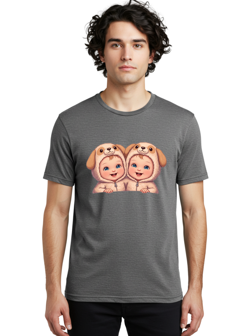 Twin-Babies-Dog-Costume Men'S Graphic Tee, 100% Cotton, Comfortable Casual Summer Wear, Machine Washable, Vintage Camera, Old Camera, Antique Camera, Black Camera, Classic Photography, Photography Equipment, Nostalgic Device, Film Camera, Bal518
