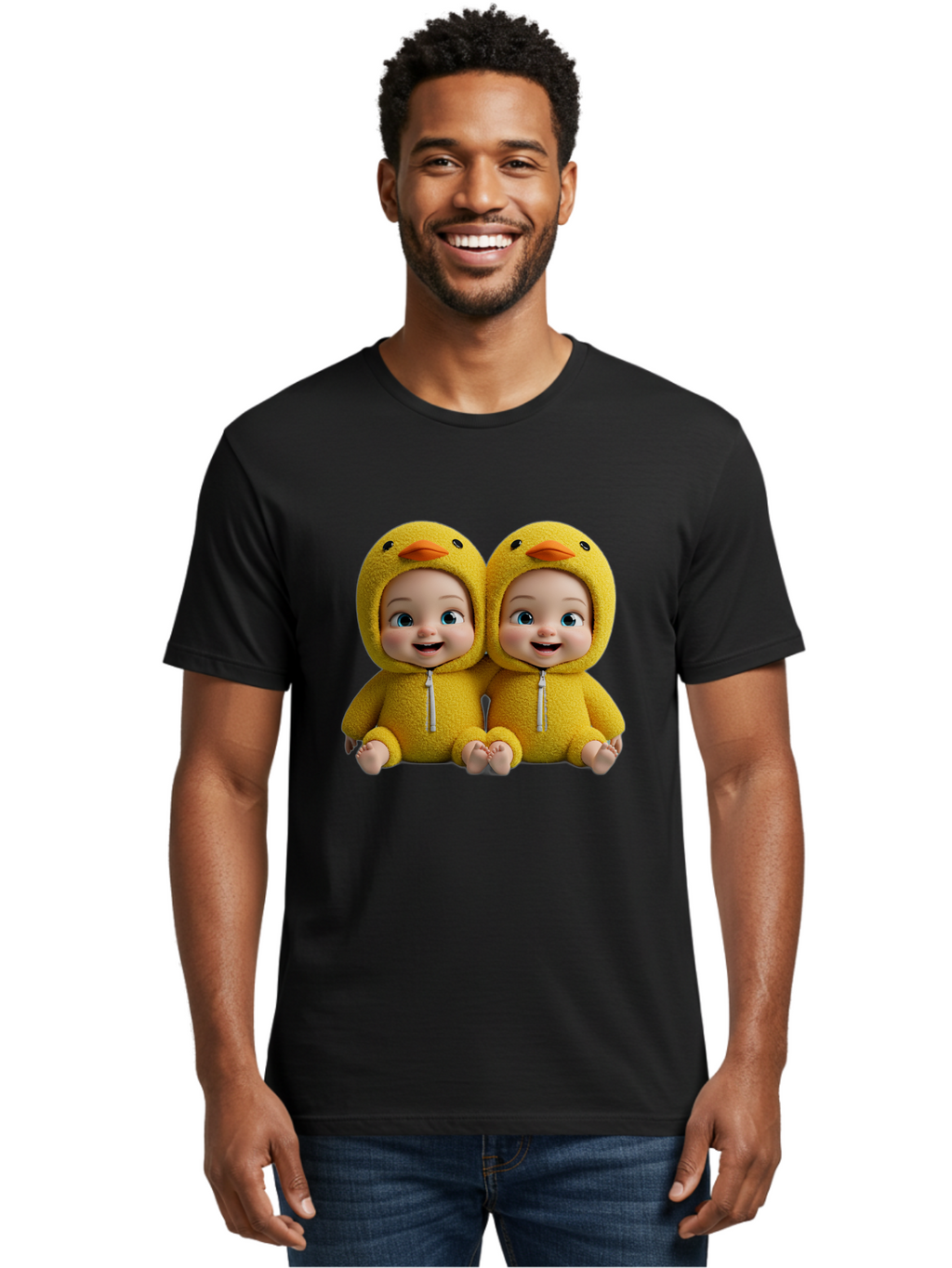 Twin-Babies-In-Duck-Costumes Men'S Graphic Tee, 100% Cotton, Comfortable Casual Summer Wear, Machine Washable, Vintage Camera, Old Camera, Antique Camera, Black Camera, Classic Photography, Photography Equipment, Nostalgic Device, Film Camera, Bal519