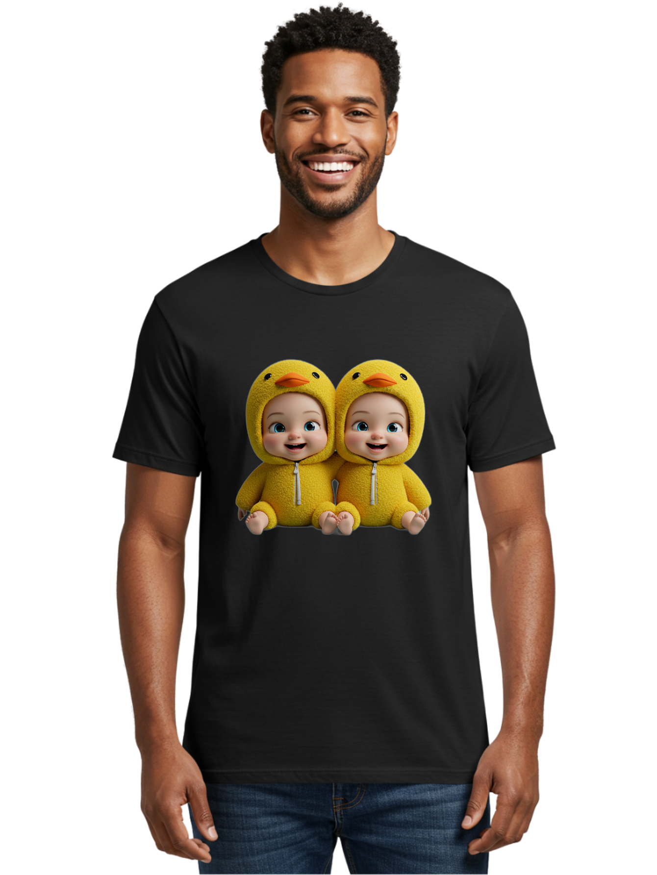 Twin-Babies-In-Duck-Costumes Men'S Graphic Tee, 100% Cotton, Comfortable Casual Summer Wear, Machine Washable, Vintage Camera, Old Camera, Antique Camera, Black Camera, Classic Photography, Photography Equipment, Nostalgic Device, Film Camera, Bal519