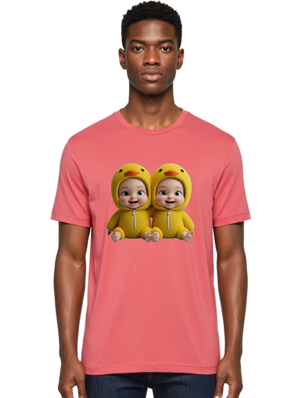 Twin-Babies-In-Duck-Costumes Men'S Graphic Tee, 100% Cotton, Comfortable Casual Summer Wear, Machine Washable, Vintage Camera, Old Camera, Antique Camera, Black Camera, Classic Photography, Photography Equipment, Nostalgic Device, Film Camera, Bal519