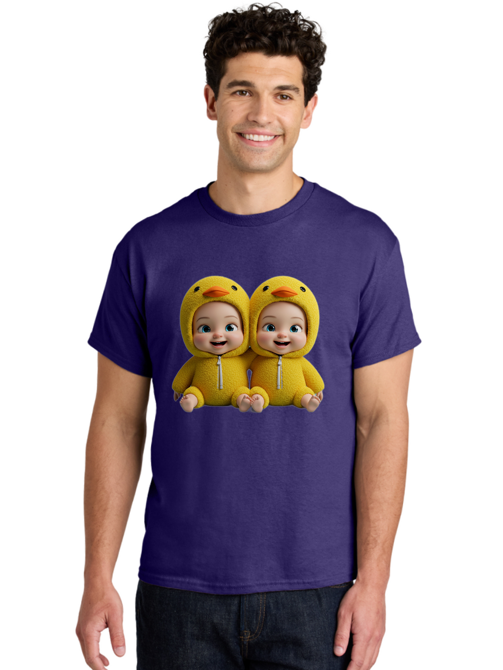 Twin-Babies-In-Duck-Costumes Men'S Graphic Tee, 100% Cotton, Comfortable Casual Summer Wear, Machine Washable, Vintage Camera, Old Camera, Antique Camera, Black Camera, Classic Photography, Photography Equipment, Nostalgic Device, Film Camera, Bal519