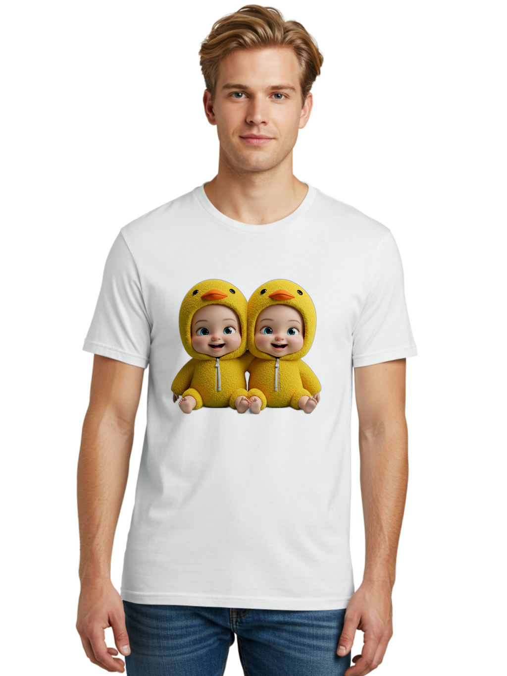 Twin-Babies-In-Duck-Costumes Men'S Graphic Tee, 100% Cotton, Comfortable Casual Summer Wear, Machine Washable, Vintage Camera, Old Camera, Antique Camera, Black Camera, Classic Photography, Photography Equipment, Nostalgic Device, Film Camera, Bal519