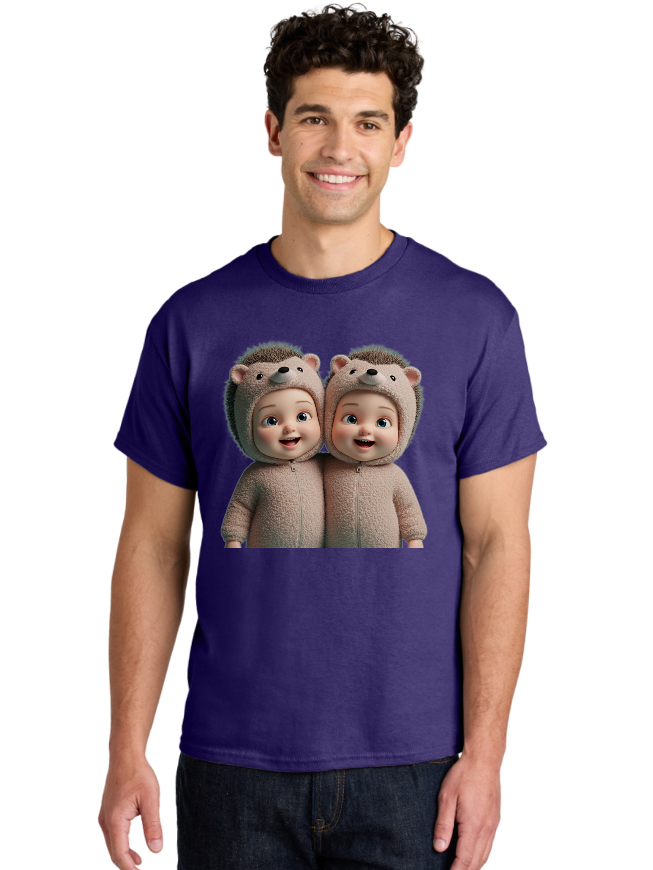 Twin-Babies-In-Hedgehog-Costumes Men'S Graphic Tee, 100% Cotton, Comfortable Casual Summer Wear, Machine Washable, Vintage Camera, Old Camera, Antique Camera, Black Camera, Classic Photography, Photography Equipment, Nostalgic Device, Bal520