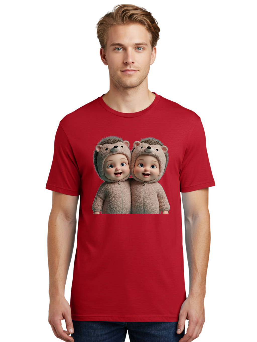 Twin-Babies-In-Hedgehog-Costumes Men'S Graphic Tee, 100% Cotton, Comfortable Casual Summer Wear, Machine Washable, Vintage Camera, Old Camera, Antique Camera, Black Camera, Classic Photography, Photography Equipment, Nostalgic Device, Bal520