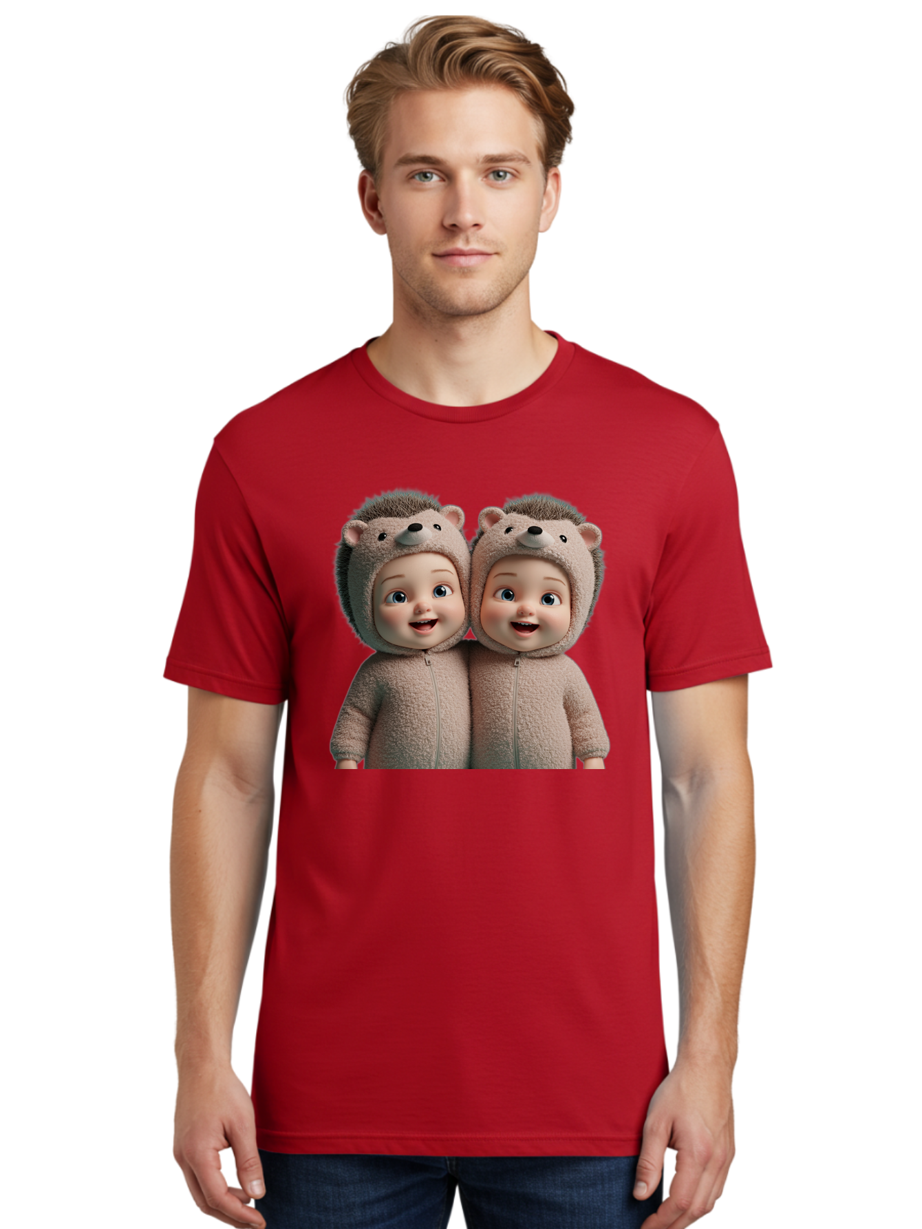 Twin-Babies-In-Hedgehog-Costumes Men'S Graphic Tee, 100% Cotton, Comfortable Casual Summer Wear, Machine Washable, Vintage Camera, Old Camera, Antique Camera, Black Camera, Classic Photography, Photography Equipment, Nostalgic Device, Bal520