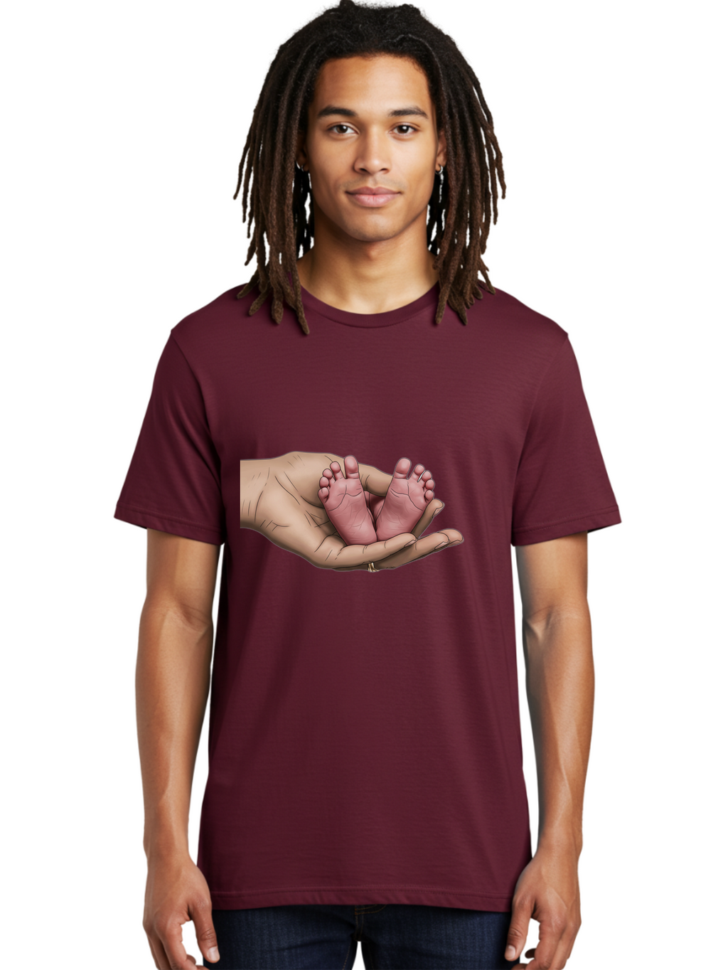 Twin-Baby-Feet-1 Men'S Graphic Tee, 100% Cotton, Comfortable Casual Summer Wear, Machine Washable, Vintage Camera, Old Camera, Antique Camera, Black Camera, Classic Photography, Photography Equipment, Nostalgic Device, Film Camera, Camera Art Bal524