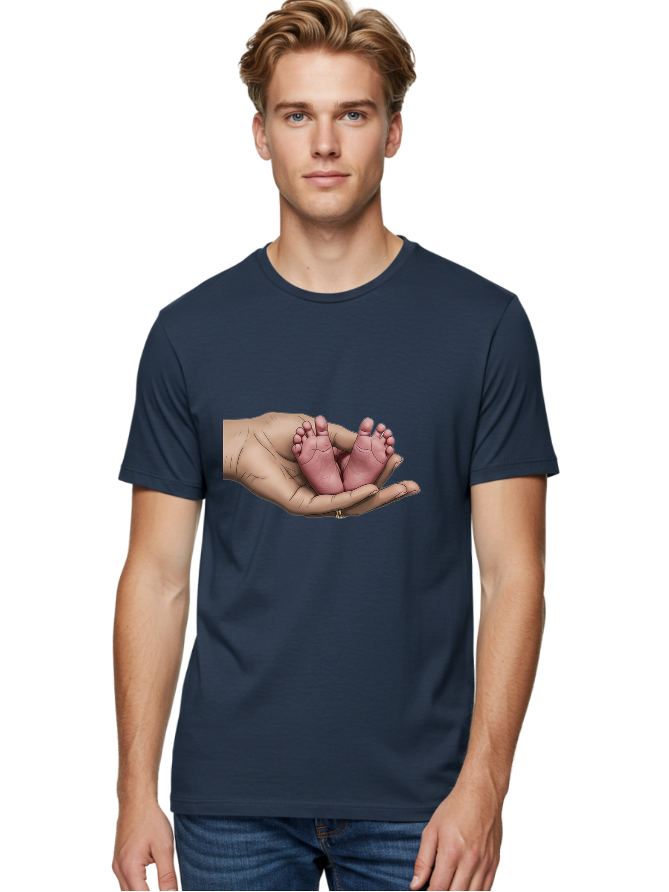 Twin-Baby-Feet-1 Men'S Graphic Tee, 100% Cotton, Comfortable Casual Summer Wear, Machine Washable, Vintage Camera, Old Camera, Antique Camera, Black Camera, Classic Photography, Photography Equipment, Nostalgic Device, Film Camera, Camera Art Bal524