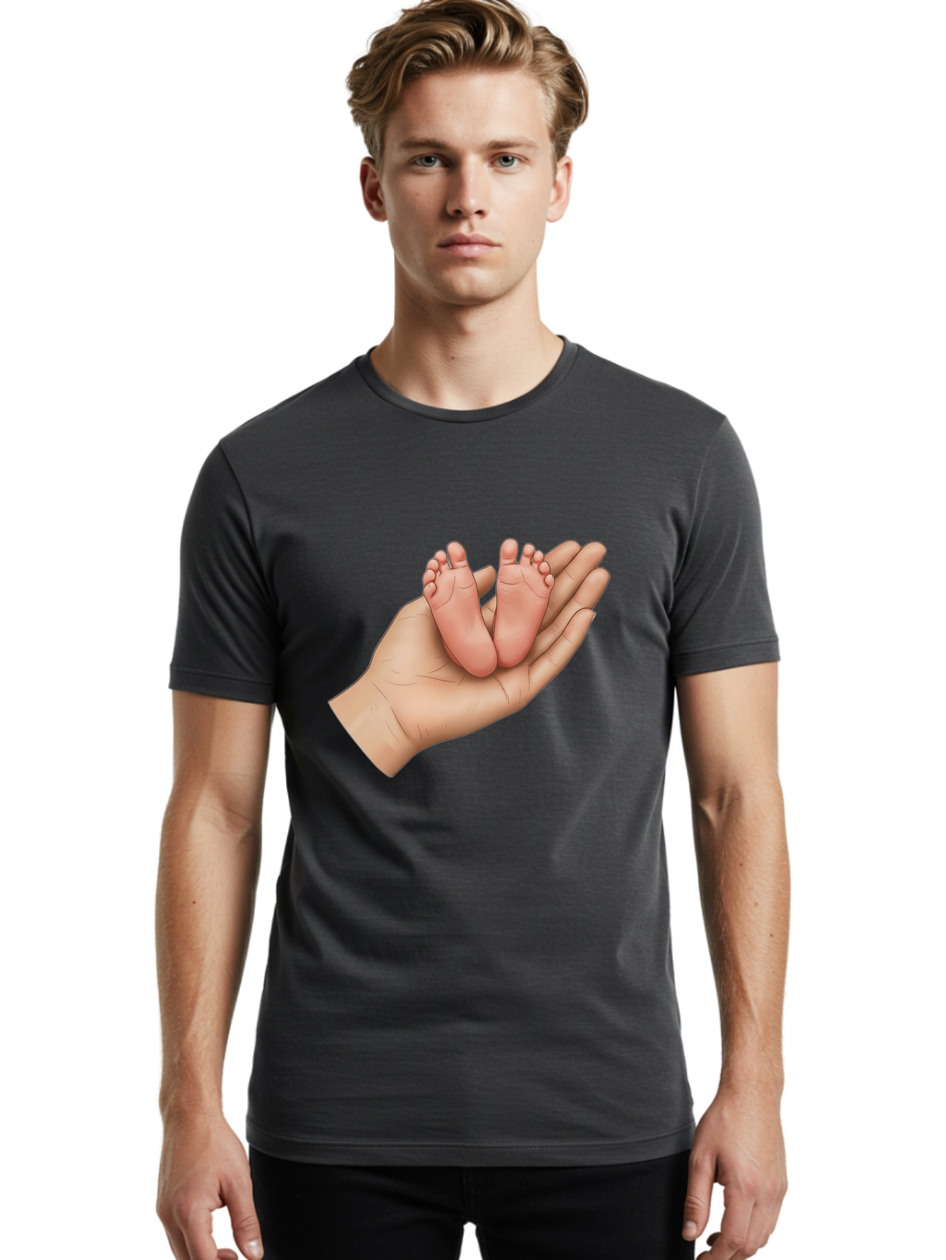 Twin-Baby-Feet Men'S Graphic Tee, 100% Cotton, Comfortable Casual Summer Wear, Machine Washable, Vintage Camera, Old Camera, Antique Camera, Black Camera, Classic Photography, Photography Equipment, Nostalgic Device, Film Camera, Camera Art Bal525