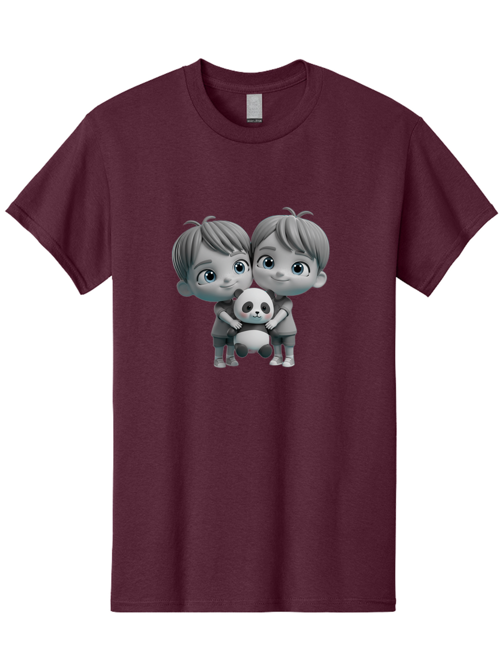 Twin-Boys-Hugging-Panda Men'S Graphic Tee, 100% Cotton, Comfortable Casual Summer Wear, Machine Washable, Vintage Camera, Old Camera, Antique Camera, Black Camera, Classic Photography, Photography Equipment, Nostalgic Device, Film Camera, Bal526
