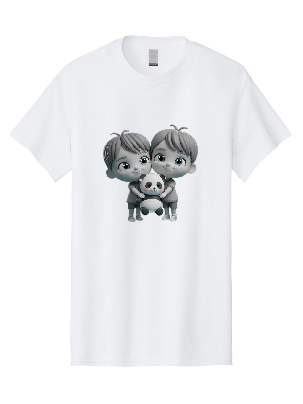 Twin-Boys-Hugging-Panda Men'S Graphic Tee, 100% Cotton, Comfortable Casual Summer Wear, Machine Washable, Vintage Camera, Old Camera, Antique Camera, Black Camera, Classic Photography, Photography Equipment, Nostalgic Device, Film Camera, Bal526