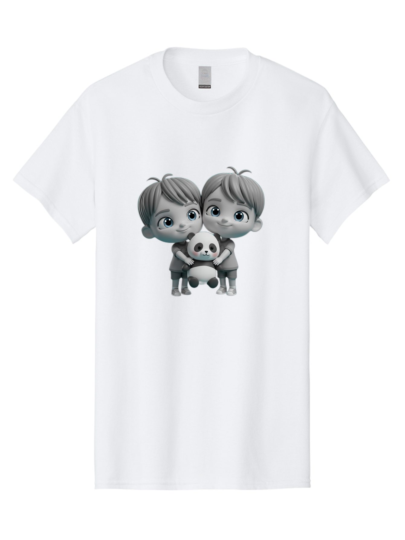 Twin-Boys-Hugging-Panda Men'S Graphic Tee, 100% Cotton, Comfortable Casual Summer Wear, Machine Washable, Vintage Camera, Old Camera, Antique Camera, Black Camera, Classic Photography, Photography Equipment, Nostalgic Device, Film Camera, Bal526