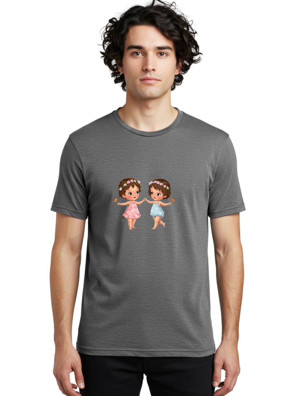 Twin-Girls-With-Butterflies Men'S Graphic Tee, 100% Cotton, Comfortable Casual Summer Wear, Machine Washable, Vintage Camera, Old Camera, Antique Camera, Black Camera, Classic Photography, Photography Equipment, Nostalgic Device, Film Camera, Bal527