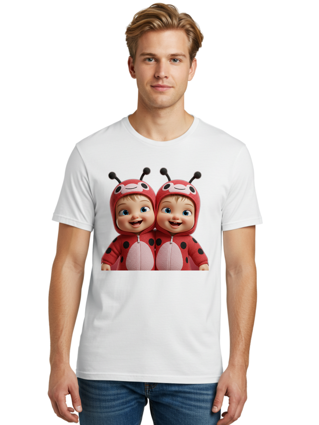 Twin-Ladybug-Babies Men'S Graphic Tee, 100% Cotton, Comfortable Casual Summer Wear, Machine Washable, Vintage Camera, Old Camera, Antique Camera, Black Camera, Classic Photography, Photography Equipment, Nostalgic Device, Film Camera, Bal528