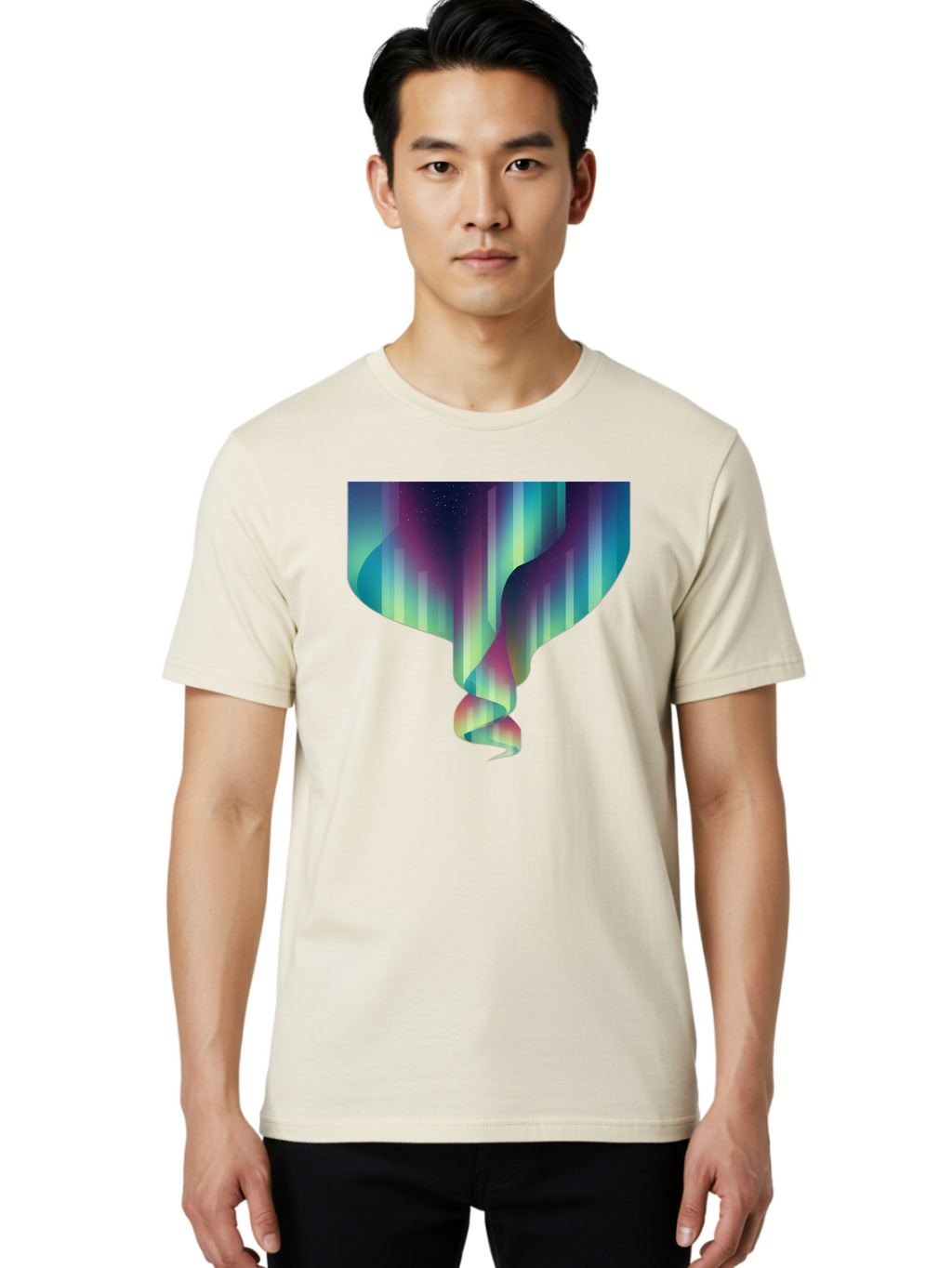 Twisted-Galactic-Ribbon Men'S Graphic Tee, 100% Cotton, Comfortable Casual Summer Wear, Machine Washable, Vintage Camera, Old Camera, Antique Camera, Black Camera, Classic Photography, Photography Equipment, Nostalgic Device, Film Camera, Bal530